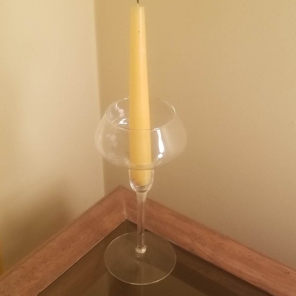 Crystal candle holder - Picture 2 of 4